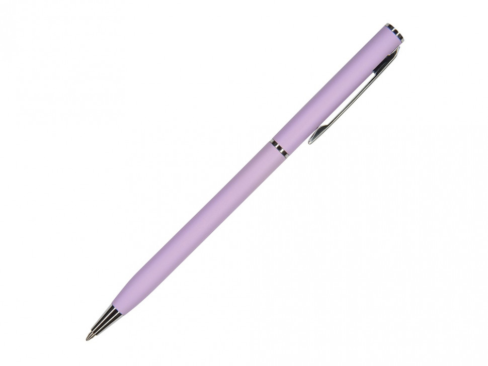 Ручка шариковая автоматическая BrunoVisconti® PALERMO цвет корпуса сиреневый, soft-touch, 0.7 мм