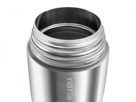 Термос для еды Relaxika 301 в чехле, 500 мл, стальной