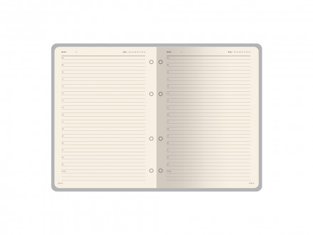 Ежедневник недатированный B5 Toscana, серый