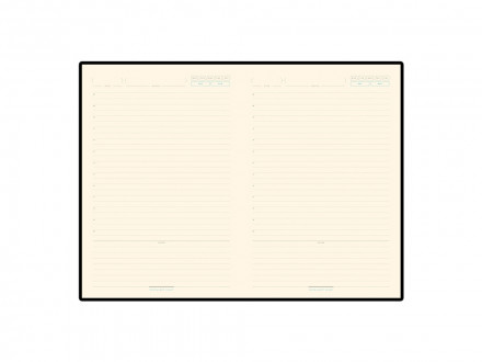 Ежедневник А5 недатированный Bridge, синий ультра/серебристый