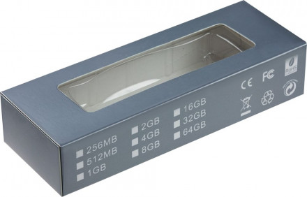 Флешка Blade, синяя с белым, 8 Гб 1
