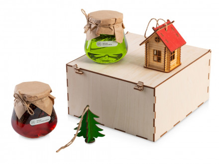Подарочный набор Decoration Deluxe 2.0 с двумя видами варенья, натуральный