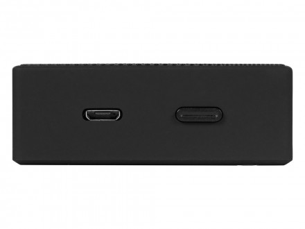 Портативная колонка Concept с полноцетной печатью, черный