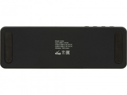 Часы с беспроводной зарядкой Cyber, 10 Вт