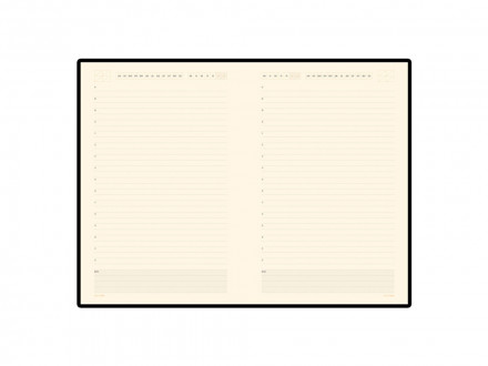 Ежедневник А5 недатированный Monaco, коричневый