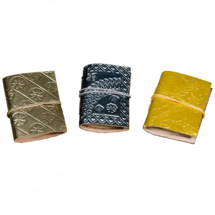 Записная книжка, серебристая, малая