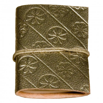 Записная книжка, серебристая, малая