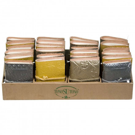 Записная книжка, серебристая, малая