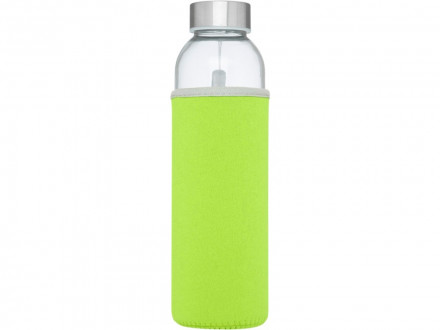 Спортивная бутылка Bodhi из стекла объемом 500 мл, зеленый лайм