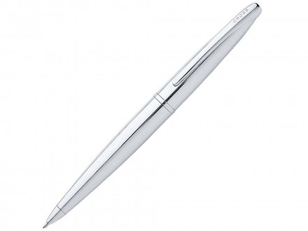 Ручка шариковая Cross модель ATX в футляре, серебристая