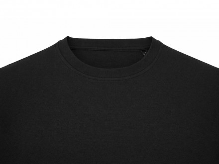 Футболка Kyoto из джерси 180 г/м2 с пич отделкой, унисекс, черный