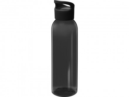 Бутылка для воды Sky из переработанной пластмассы объемом 650 мл - Черный