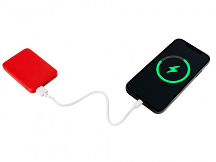 Внешний аккумулятор Simp, 5000 мАч, красный