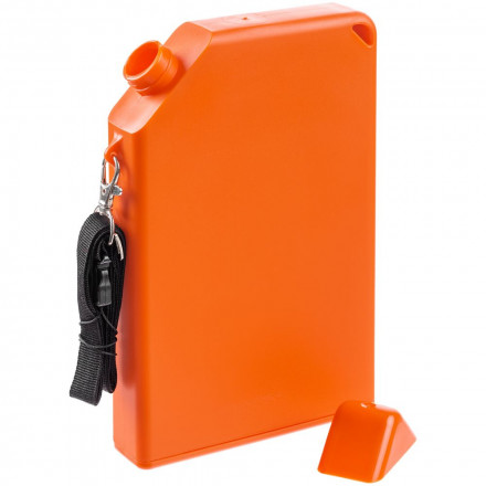 Бутылка для воды Flatbed, оранжевая