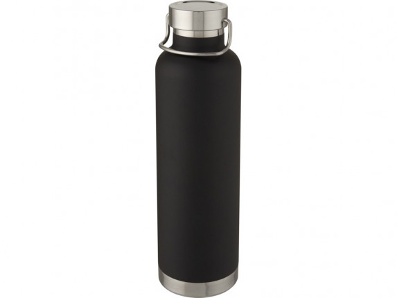 Thor, медная спортивная бутылка объемом 1 л с вакуумной изоляцией, черный