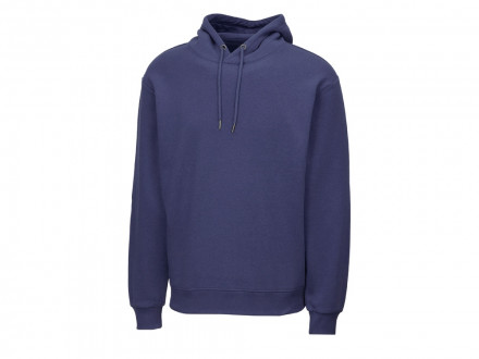 Толстовка с капюшоном оверсайз Lisbon унисекс, темно-синий