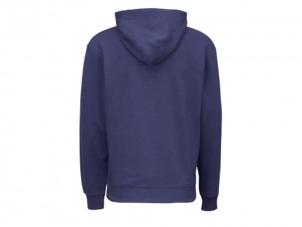 Толстовка с капюшоном оверсайз Lisbon унисекс, темно-синий