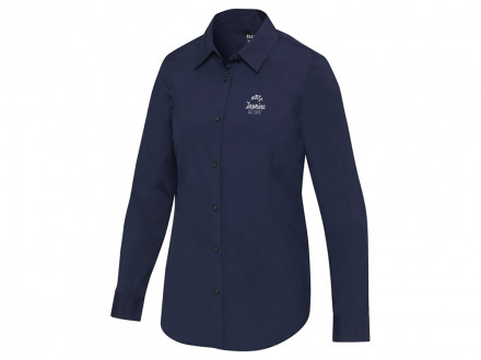 Carnelian женская рубашка из поплина - Navy Blue