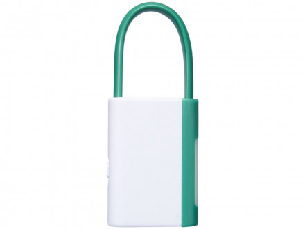 Фонарик Libra с карабином, белый/лайм