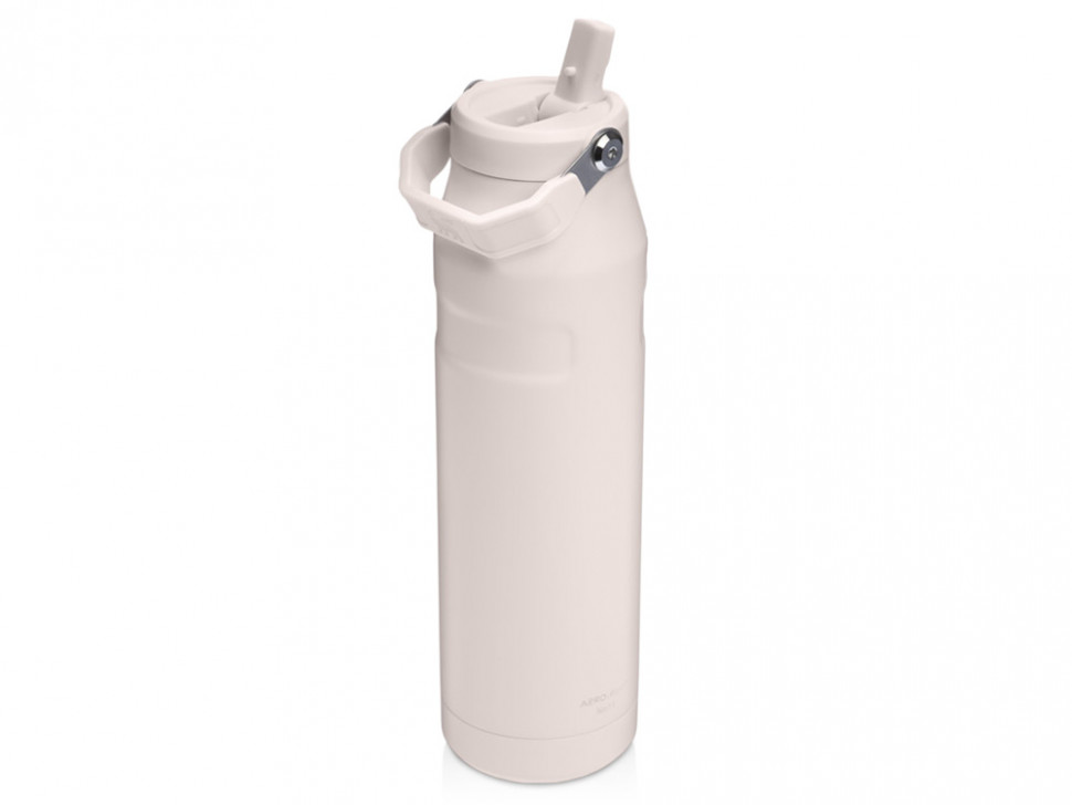 Бутылка для воды объемом 1,06 литра с откидной трубочкой Stanley IceFlow™ 2.0 - Light pink