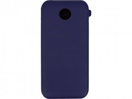 Внешний беспроводной аккумулятор с подсветкой лого Astro, 10000 mAh, темно-синий (Р)