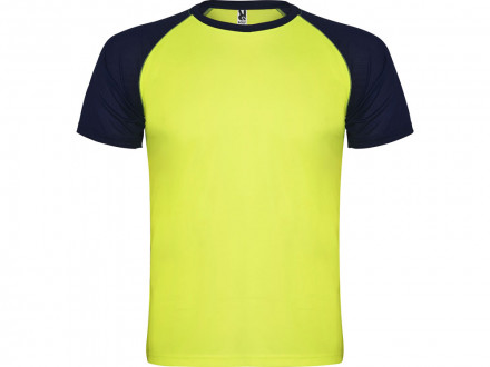 Спортивная футболка Indianapolis мужская, неоновый желтый/нэйви