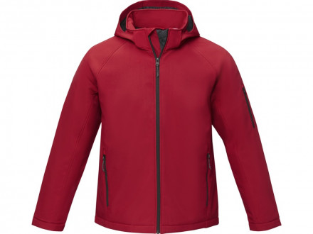 Notus мужская утепленная куртка из софтшелла - Красный