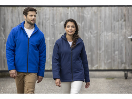 Notus мужская утепленная куртка из софтшелла - Красный