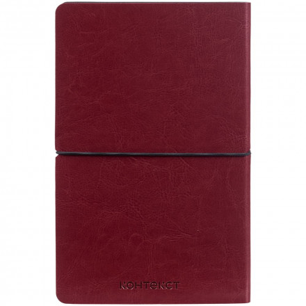 Ежедневник Shine, недатированный, бордовый