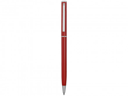 Ручка металлическая шариковая Атриум, красный
