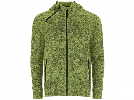 Толстовка на молнии Everest, меланжевый салатовый
