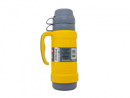 Термос со стеклянной колбой тм THERMOS PICNIC 40 Series Yellow 0,5L