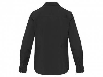 Carnelian женская рубашка из поплина - сплошной черный