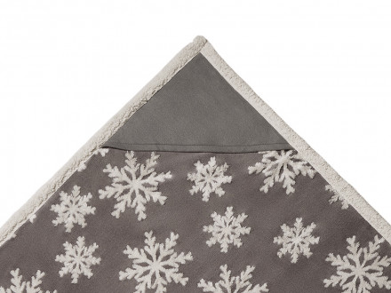 Плед Snowflake новогодний