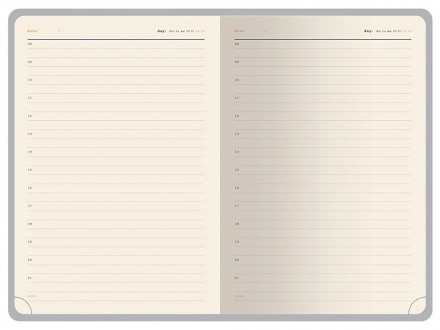 Ежедневник недатированный А5 Parliament, черный