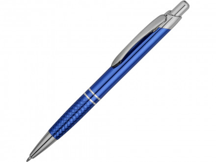 Ручка шариковая Кварц, синий/серебристый