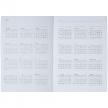 Ежедневник Blues недатированный, голубой с синим