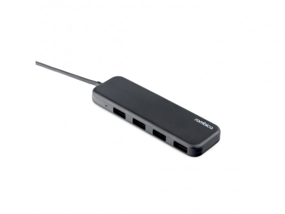 Rombica Type-C Hub, черный (Р)