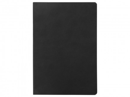 Блокнот Wispy линованный в мягкой обложке, черный