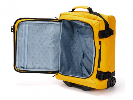 Сумка на колесах TORBER MOBI, желтый, полиэстер 900D с PU покрытием, 47 х 34 х 21,5 см, 32 л