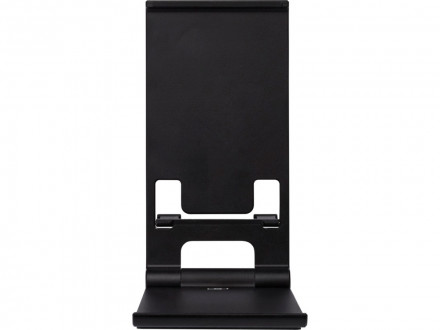 Тонкая алюминиевая подставка для телефона Rise, черный