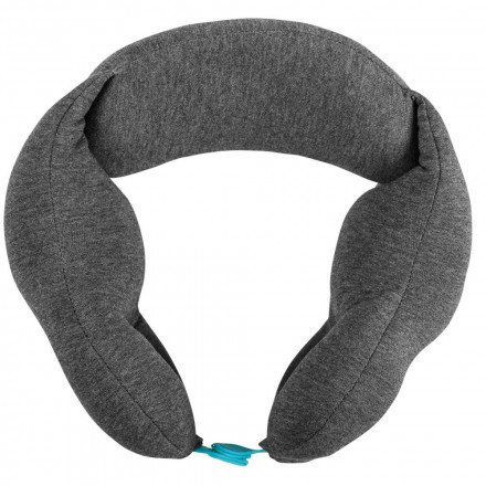 Дорожная подушка Norwick, серая с голубым