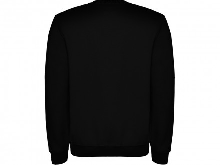 Свитшот с начесом Clasica унисекс, черный