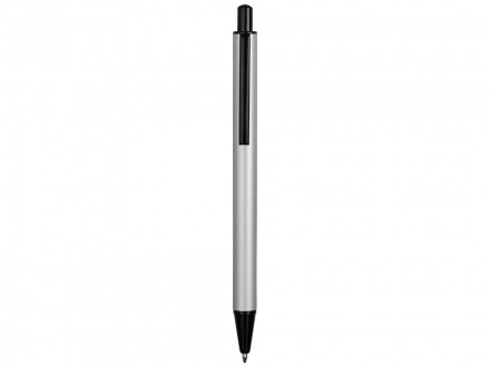 Ручка металлическая шариковая Iron, серебристый/черный