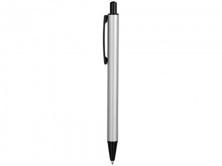 Ручка металлическая шариковая Iron, серебристый/черный