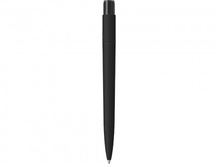 Шариковая ручка RECYCLED PET PEN PRO K transparent GUM soft-touch, черный