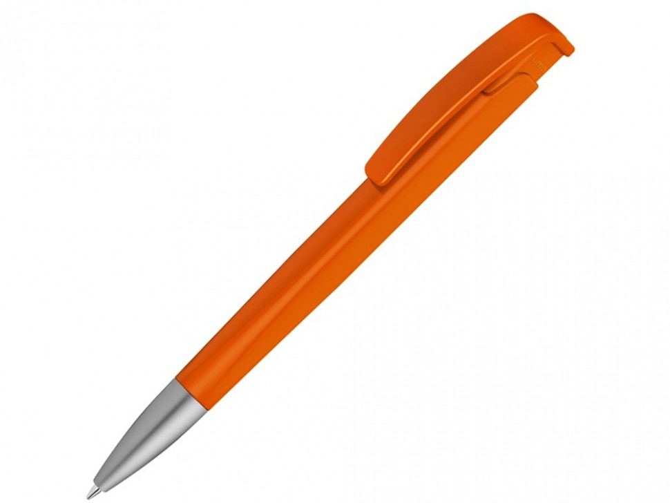 Шариковая ручка с геометричным корпусом из пластика Lineo SI, оранжевый
