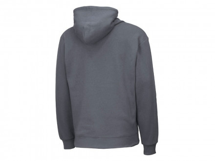 Толстовка с капюшоном оверсайз Lisbon унисекс, темно-серый