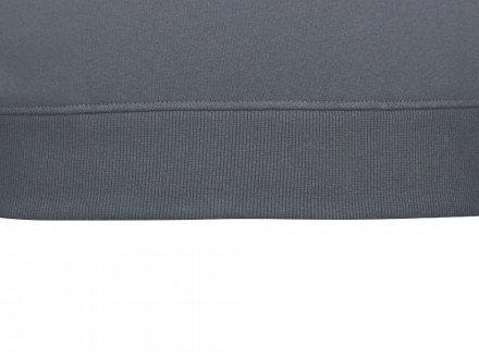 Толстовка с капюшоном оверсайз Lisbon унисекс, темно-серый