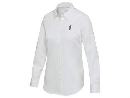 Citrine женская рубашка из твила - Белый